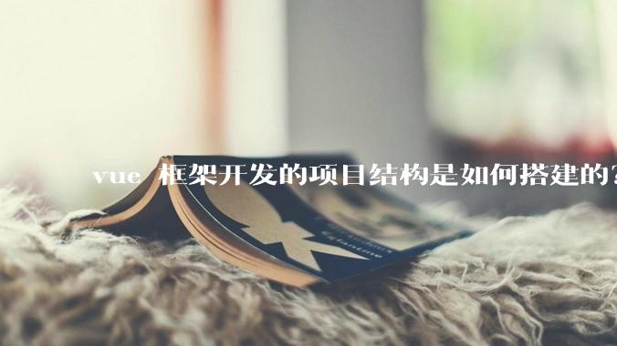 vue 框架开发的项目结构是如何搭建的？