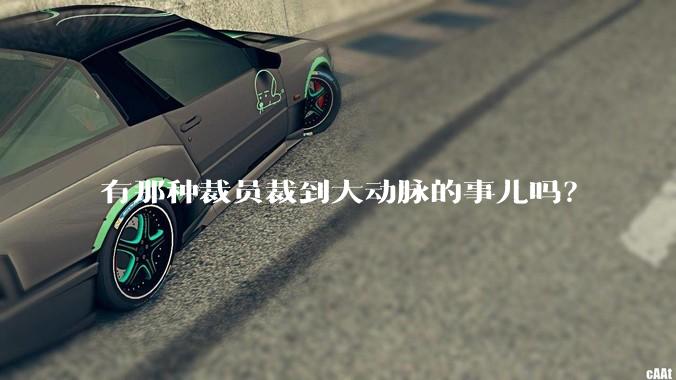 有那种裁员裁到大动脉的事儿吗？